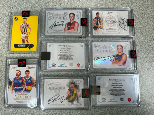 HEAT CARDS - "BLACK" AFL REPACK SERIES